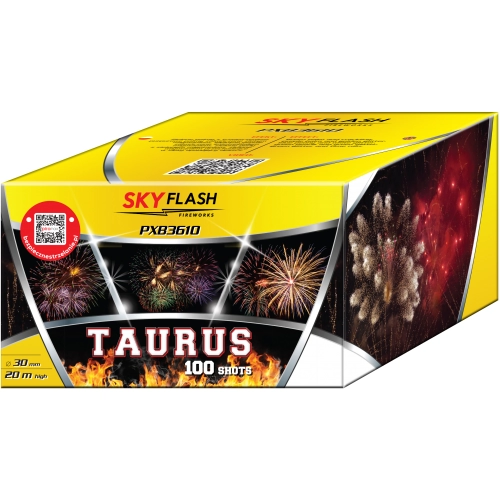 Bateria SKY FLASH TAURUS PXB3610 - 100 strzałów - 20mm